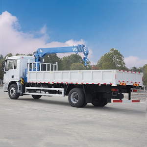 รถบรรทุกติดเครน Shacman 4x2 ขนาด 5 ตัน พร้อมเครนยกของแบบแข็ง 10-12 ตัน L3000 แบบแขนยืดตรง - Product Image 1