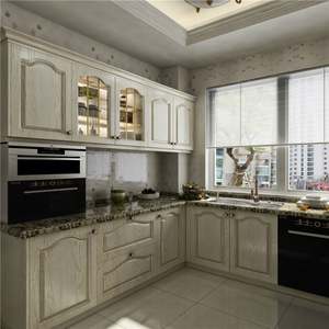 Gabinetes de Cocina Modulares Modernos de Madera Contrachapada, Bisagras para Fregadero, Correderas para Cajones, Grifo - Solución de Cocina Completa Personalizable, Lista para Instalar - Product Image 4