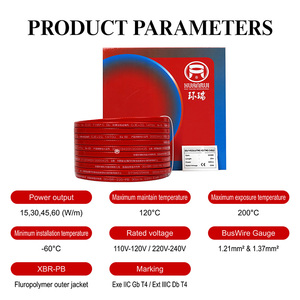 Cavo Riscaldante Autorregolante ad Alta Temperatura per Mantenimento del Calore e Processi Anti-Gelo, Vendita all'Ingrosso - Product Image 2
