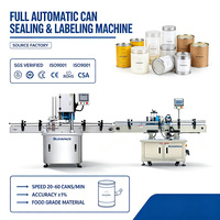 Machine de scellage automatique électrique haute fréquence sans clou pour canettes en papier composite de boissons, 30 canettes/min, facile à utiliser, vente chaude
