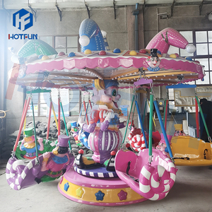 Emocionante Silla Voladora Giratoria para Niños <span class=keywords><strong>de</strong></span> 12 Asientos para Parques <span class=keywords><strong>de</strong></span> Diversiones Interiores y Exteriores, Modelo Joker, en Venta - Product Image 5