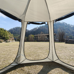 Portable <strong>Screenhouse</strong> for Family, Screened Gazebo for Bug-Free Lounging, Outdoor Sun Shade for Picnic, Events, Parties, Camping - Product Image 2
