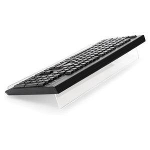 Lot de 2 supports de clavier inclinés en acrylique transparent, faciles et ergonomiques, pour l'école de bureau et les présentoirs. - Product Image 6