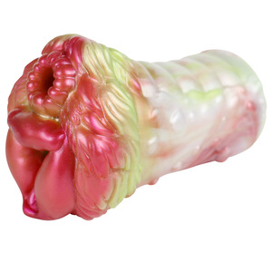 Alien Beast Heren Dubbele Doorvoer Masturbator Cup TPE Seks Speelgoed voor Penis Oefening en Orgasmische Pop Beddengoed JiaYi G6177 - Product Image 1