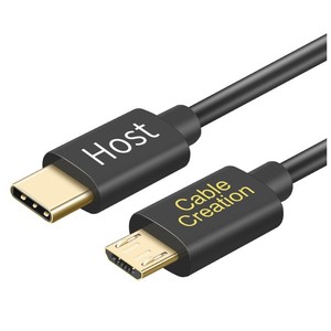 ไมโครยูเอสบีชายต่อชายสาย OTG 480Mbps สำหรับ<span class=keywords><strong>โทรศัพท์</strong></span>กับโทรศัพท์แท็บเล็ตกล้องเกมคอนโทรลเลอร์ดีไอ แมวิคสีดำสีเทา - Product Image 3
