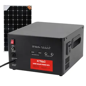 500VA portable solar energy system power station with 12V DC charger and USB charger