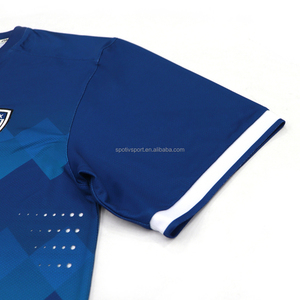 Tenues de football Spotiv à découpe automatisée, ensembles unisexes, survêtement de football, costume de football, impression numérique, 100% polyester, football rétro - Product Image 3