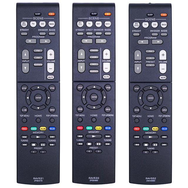 Remote Control Compatible With Yamaha AV Remote Control RAV531 532 533 534 552 RX-V481