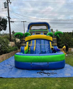 2024 tùy chỉnh <span class=keywords><strong>banzai</strong></span> Inflatable trượt nước với phong cách PVC Bouncer bao gồm hồ bơi Blower Bộ dụng cụ sửa chữa - Product Image 4