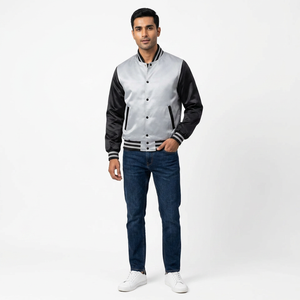 Wholesale <b>Baseball</b> <b>Jacket</b> Super Dry Custom Windbreaker Varsity <b>Jacket</b> Stand Collar Front Logo <b>Man</b> Waterproof Plus Size <b>Jackets</b> - Product Image 1