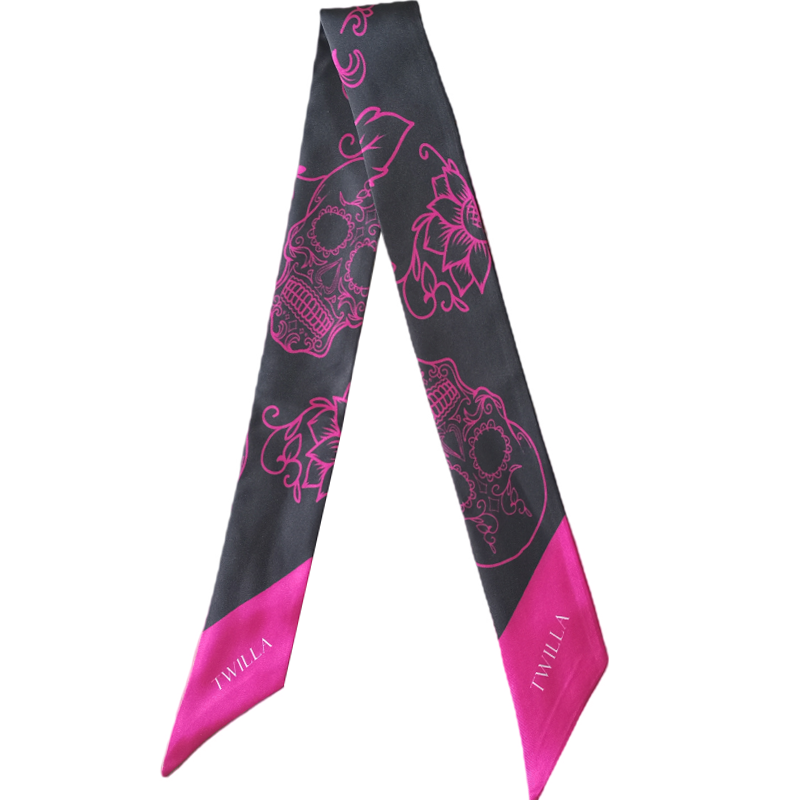 Роскошный 100% шелковый шарф для волос Twillies