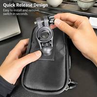 Sac de fixation pour téléphone, support de téléphone étanche à écran tactile, pochette de cyclisme avec pare-soleil pour VTT et vélo de route