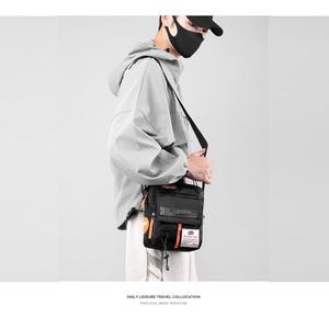 Shengtian Men's Shoulder Bag Oxford Cloth Large Capacity Outdoor Travel Crossbody Bag Street Style Everyday Use - Product Image 2