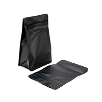 Sac d'emballage alimentaire personnalisé en aluminium mat imprimé, résistant à l'humidité, à fond plat, pour lait 100g-1kg, sac à café en plastique