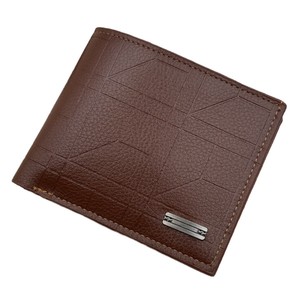 Ví nam da PU thời trang, mỏng, chống RFID, kiểu cầm tay dài, có khóa mở, lót polyester, ví tiền ngắn dành cho nam - Product Image 5