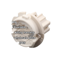 HAIDIE HDL-562 12V Support de lampe automobile en cuivre Connecteur automobile Gris Douille de phare, de feu arrière et de clignotant Faisceau de câbles
