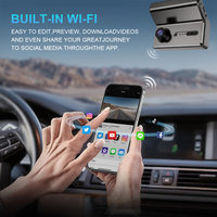 AD-561 Voiture Dvr Caméra Boîte Noire Avec Wifi 2k + 1k + 1k Enregistreur Vidéo Double Objectif Dashcam Avant et Arrière Dash Cam