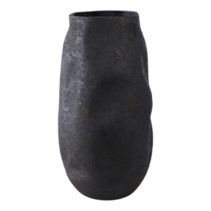 Vaso Ovale Moderno in Terracotta Texturizzata per Soggiorno e Arredamento Casa - Product Image 3