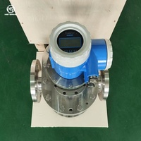 Alat Ukur Aliran Oval Gear Digital DN80 dengan Sambungan Flens ANSI 150 RF, Baja Tahan Karat, Dukungan OEM