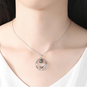 Collar de Perlas de Agua Dulce de Plata de Ley S925, Cadena con Diseño de Onda de Agua, Joyería de Lujo para Mujer, Venta al por Mayor - Product Image 2
