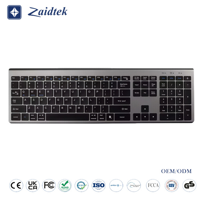 Scissor-switch 2.4Ghz Wireless Keyboard 60 Keys ABS Material Supports Multiple Devices Desktop Use