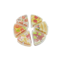 Kinder Clear Cover Pull Back Auto Spielzeug Kleine Reibung Kuchen Burger Pommes Frites Autos Spielzeug für 50MM Kapsel