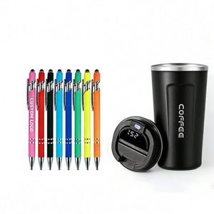 Wholesale Custom Metal Rubber Ballpoint <b>Pen</b> with Laser Logo 1.0mm Width <b>Pens</b> for Business Advertising Promo Gift Ball <b>Pens</b> - Product Image 1