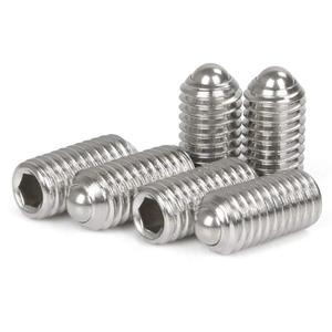 Tornillo de Cabeza Esférica con Resorte de Acero al Carbono Negro y Acero Inoxidable 304, Métrico M2.5-M16 - Product Image 3