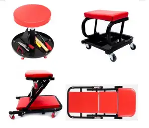 Rolling Seat Voor Repareren Auto Werkbank Z Soort Opvouwbare Rolling Seat Voor Repareren Machine Auto Reparatie Tools Zetel