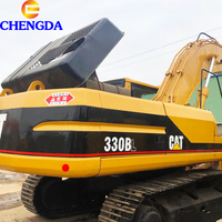 Excavatrice hydraulique Caterpillar CAT 320BL d'occasion, moteur diesel puissant, engin de construction en stock