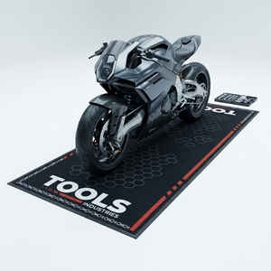 <span class=keywords><strong>Tappeto</strong></span> con Logo per <span class=keywords><strong>moto</strong></span> da <span class=keywords><strong>Garage</strong></span> con Logo personalizzato - Product Image 3