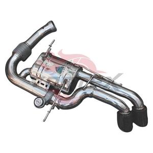 Sistema de escape Catback con válvulas de acero inoxidable Vortex para BMW i8 I12 I15 1.5T con doble salida de fibra de carbono y kit de tuberías de sonido - Product Image 2