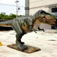 Statue de dinosaure animatronique télécommandée fabriquée en Chine pour parc d'attractions extérieur, costumes de dinosaures personnalisés
