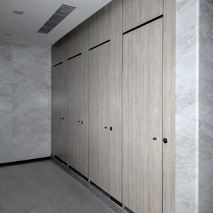 Mamparas de Baño Laminadas Compactas Modernas <span class=keywords><strong>Serie</strong></span> DEBO con Acabado de Madera Resistentes a los Arañazos - Product Image 6