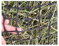 DM Filet à foin sans nœuds à alimentation lente pour chevaux / Sac à foin suspendu à ouverture supérieure grande capacité pour une alimentation d'une journée entière / Pour remorque 80x90cm