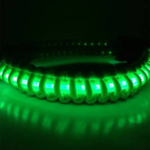 Glow in the dark Paracord bracciale collare per <span class=keywords><strong>cani</strong></span> 7 colori para perro collare led per <span class=keywords><strong>cani</strong></span> ricaricabile per cane luminoso - Product Image 1