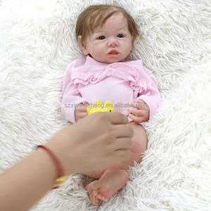 16 Inch Saskia <strong>Reborn</strong> Baby Doll Waterproof Solid Silicone Soft DIY Toy Already Painted Newborn <strong>Bebe</strong> <strong>Reborn</strong> Girls - Product Image 5