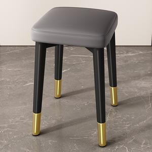 Weaver Birds, silla de comedor moderna con marco de madera maciza, mesa de comedor para el hogar, silla informal de té de gama alta de lujo, Mahjong de hierro forjado - Product Image 6