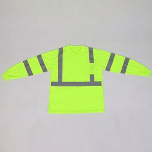 T-shirt réfléchissant respirant à manches longues de classe 2 pour chevaux, haute visibilité, pour la sécurité routière nocturne, fourni directement par l'usine - Product Image 3