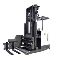 Harga Forklift Lorong Sangat Sempit AMR Robot 2200lbs LVNA1000 Tipe Garpu AGV Forklift Tri Lateral