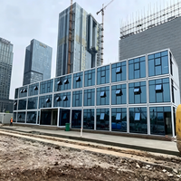 Maisons modulaires préfabriquées en verre personnalisables, idéales pour les studios en conteneurs et les hébergements de loisirs