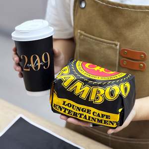 Emballage pour la cuisson, papier alimentaire biodégradable écologique en PE, résistant à la graisse, rouleau de papier pour sandwich, hamburger, pâtisserie occidentale, pain - Product Image 2