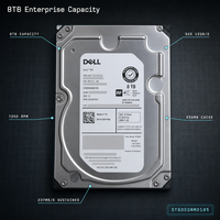 Serveur de stockage SAS d'entreprise ST8000NM0185 8 To, serveur en rack 2U, serveur de machine learning