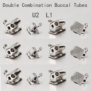 Diş ortodonti ilk <span class=keywords><strong>Molar</strong></span> çift kombinasyon üst çift alt tek Buccal tüp diş hekimi için <span class=keywords><strong>0.022</strong></span> MBT <span class=keywords><strong>ROTH</strong></span> - Product Image 6