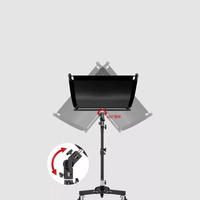Réflecteur d'éclairage photo incurvé, diffuseur de lumière en forme de coquille, roues, support d'éclairage de 70 cm, accessoires de studio photo