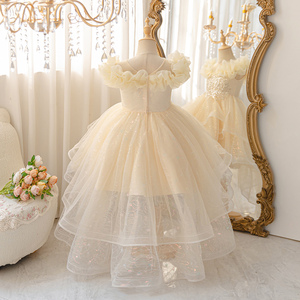 Abito da Damigella YIMINGZHI, Vestito con Strascico, Abito da Principessa per Feste per <span class=keywords><strong>Ragazze</strong></span> di <span class=keywords><strong>12</strong></span> <span class=keywords><strong>Anni</strong></span> - Product Image 3