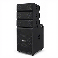 Enceinte de sonorisation portable CSW-5502 15 pouces avec microphones sans fil
