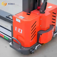 Stacker Hidrolik Listrik Portabel Tugas Berat CE ISO 9001 1500kg, Terpasang di Truk, Baterai Lithium-Ion, Pengangkat Material Multiguna untuk