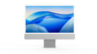 PC AIO Bisnis Eco-Smart 23,8 Inci Intel N150 Hemat Energi 6W Desktop Port Ganda Tipe-C LCD SSD PC Resepsionis Kantor untuk Klien