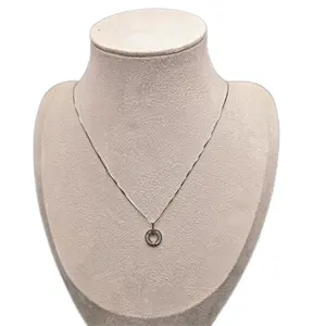 Collana oceanica di eleganza personalizzata collana di gioielli in argento 925 collana di perle circolari da indossare ogni giorno